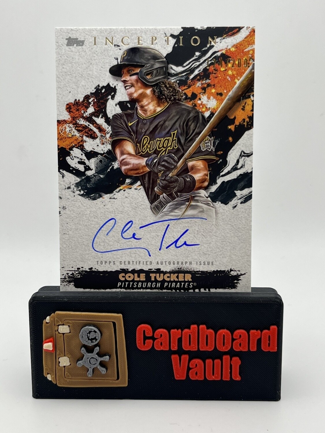 2021 Topps Inception Rookies &amp; Emerging Stars Autograph Cole Tucker #RESA-CT 124/200