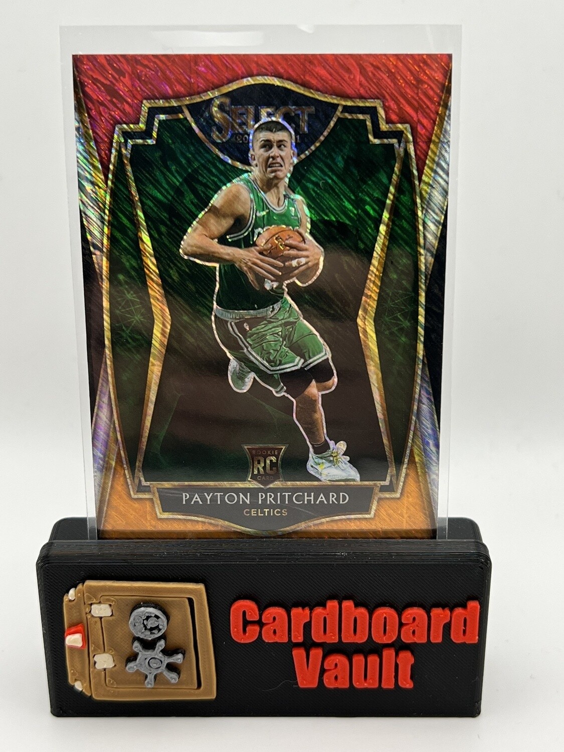 2020-21 Panini Select Premier Level Payton Pritchard #196 Flash Prizm