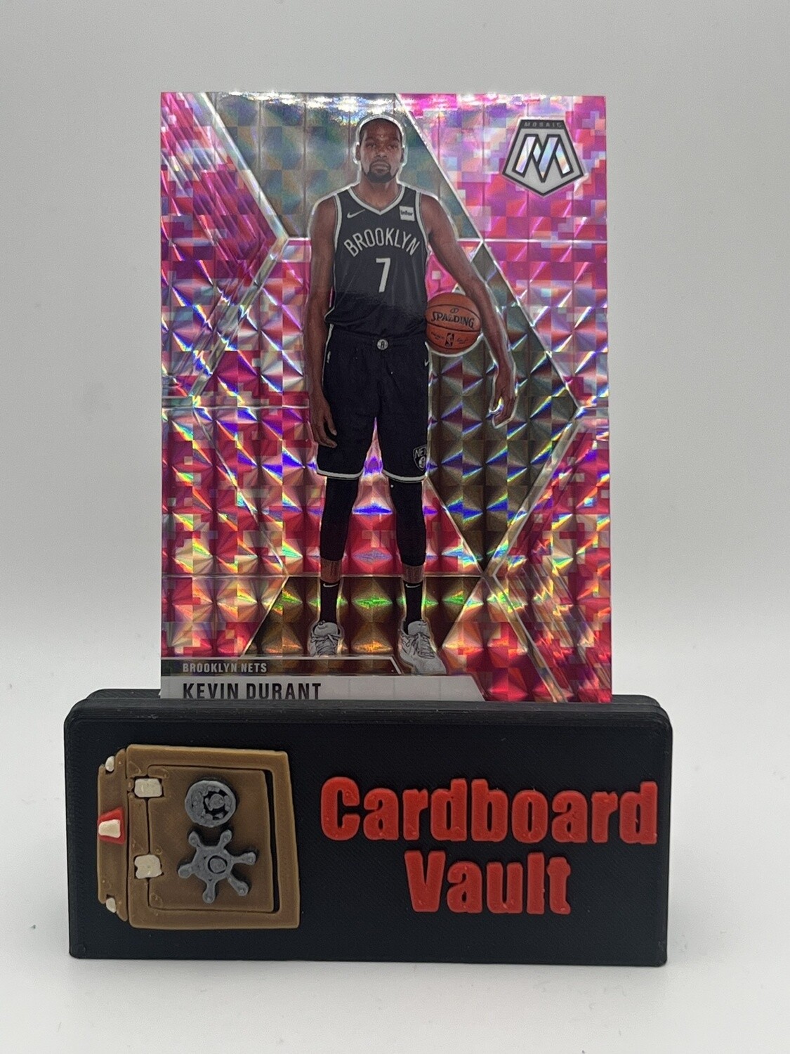 2019-20 Mosaic Kevin Durant  #1 Pink Prizm