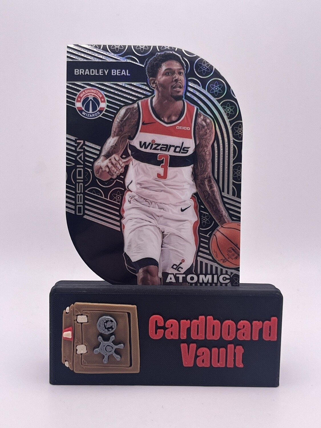 2019-20 Obsidian Atomic Bradley Beal #21 Die-Cut 48/99