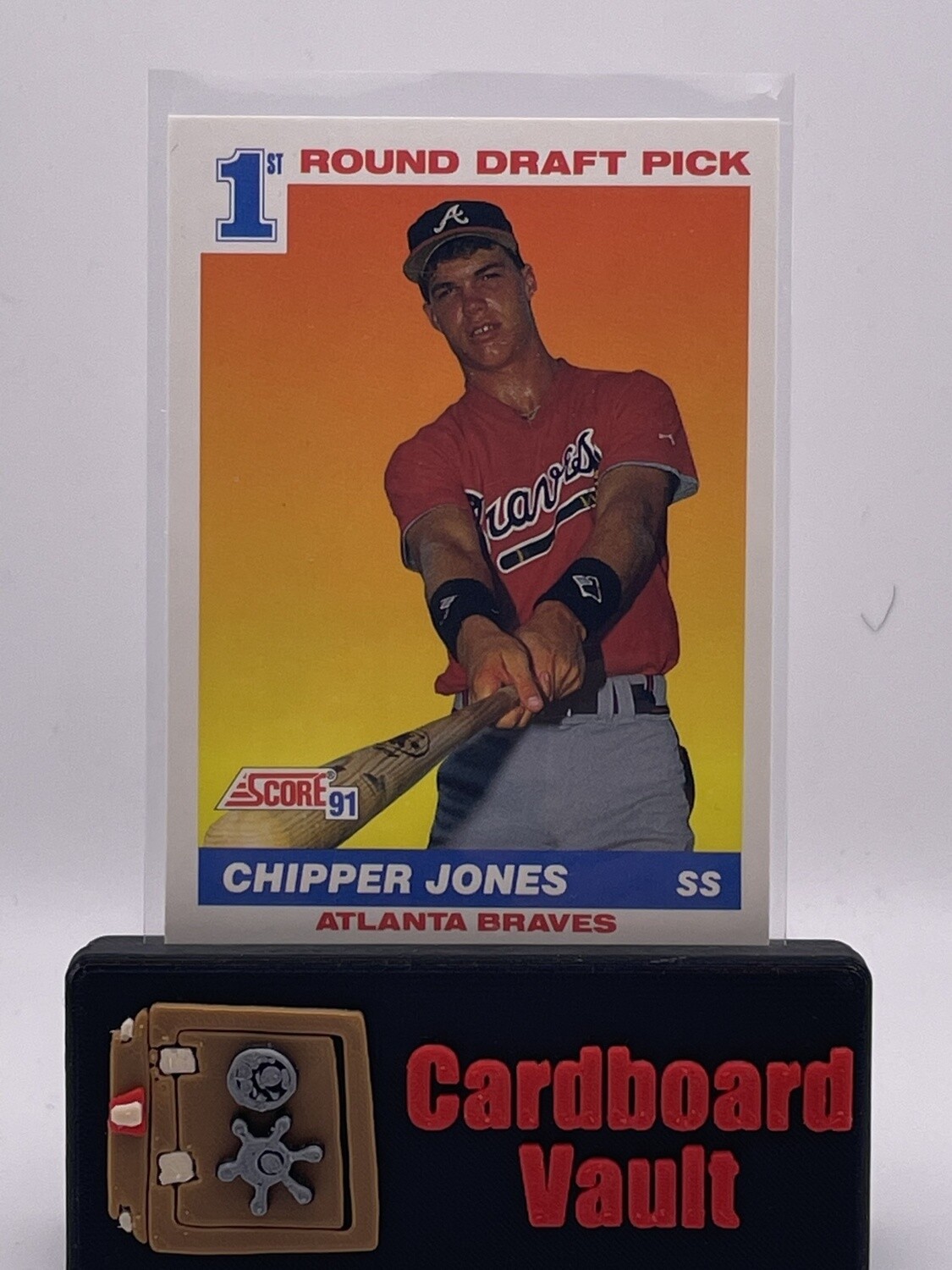 1991 Score 1st Round Pick Chipper Jones #671