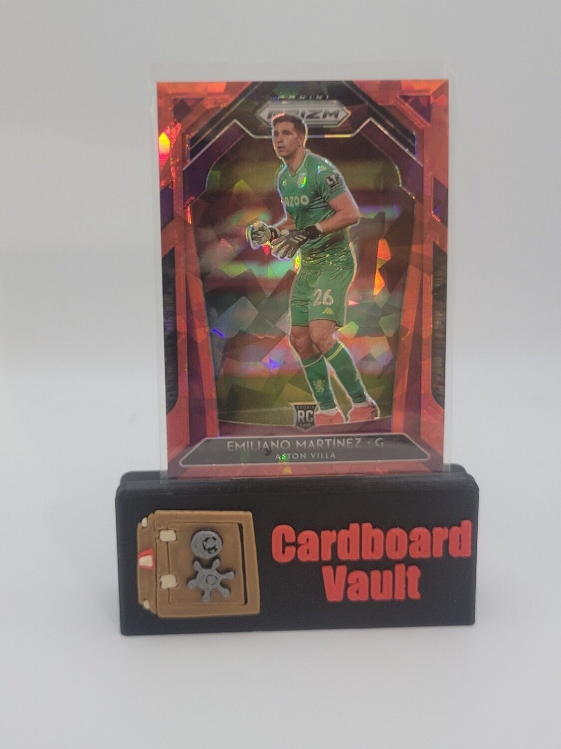 2020-21 Prizm Premier League Emiliano Martinez #271  Red Cracked Ice Prizm