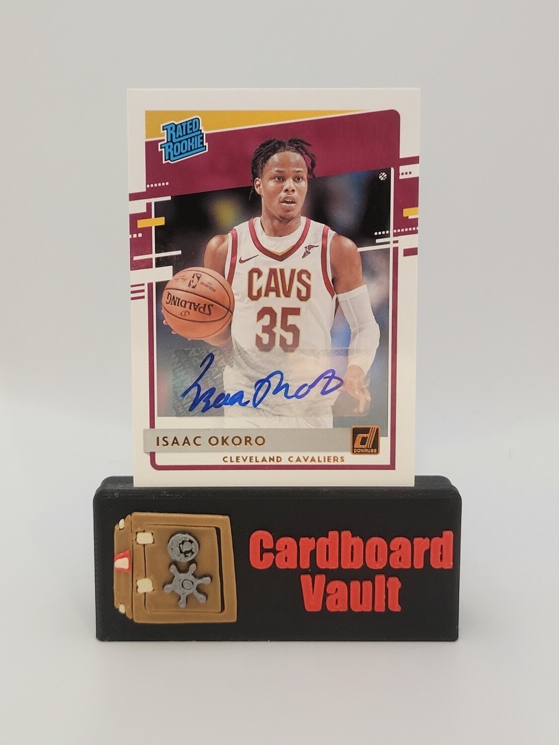 2020-21 Donruss Rated Rookie Isaac Okoro Autograph #203