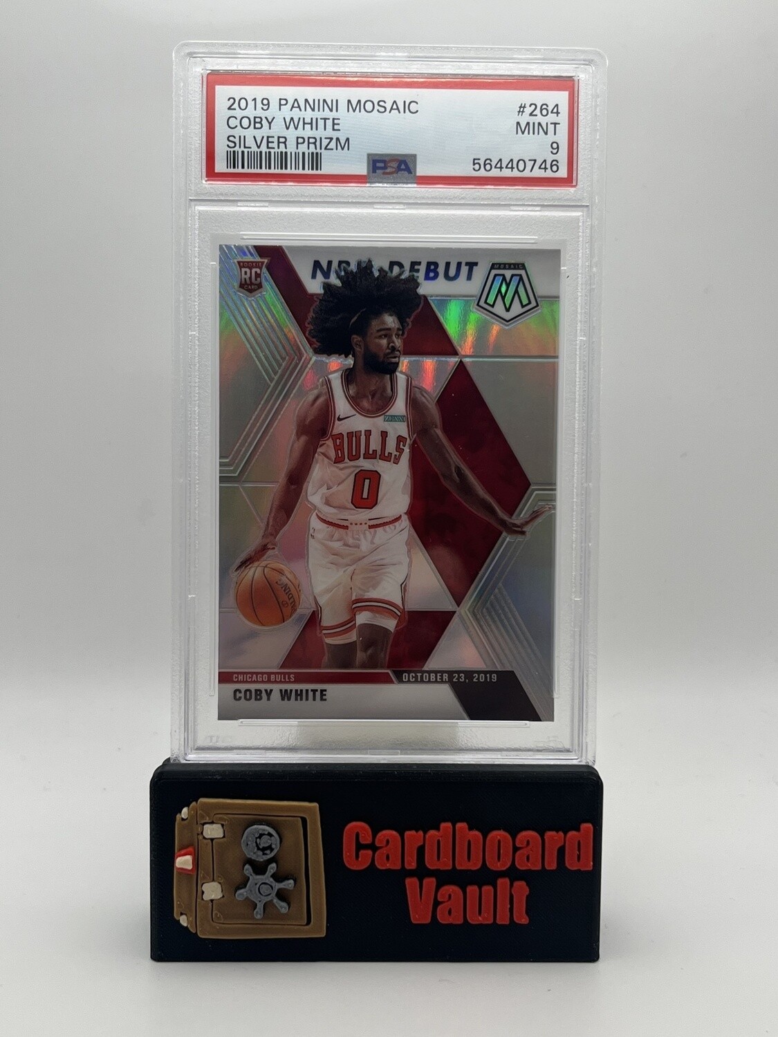 2019 Mosaic Coby White Silver Prizm No. 264 PSA 9 56440746