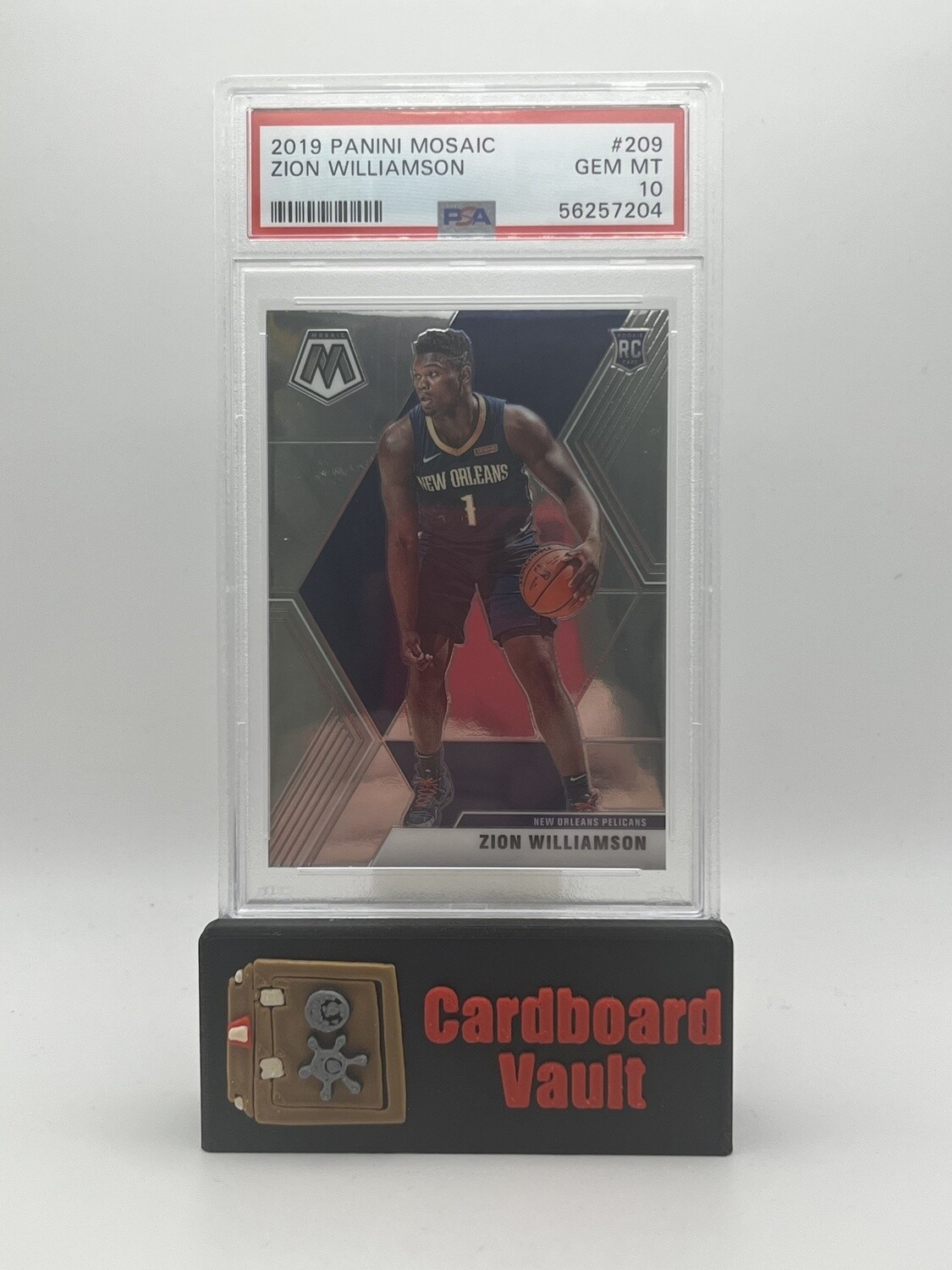 2019 Mosaic Zion Williamson #209 PSA 10