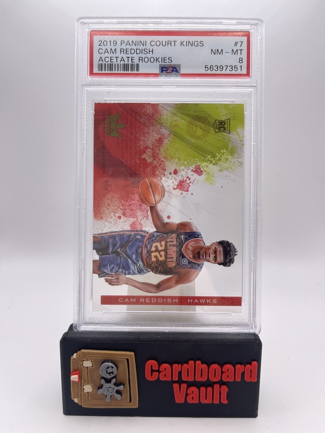 2019 Court Kings Acetate Rookies Cam Reddish #7 PSA 8