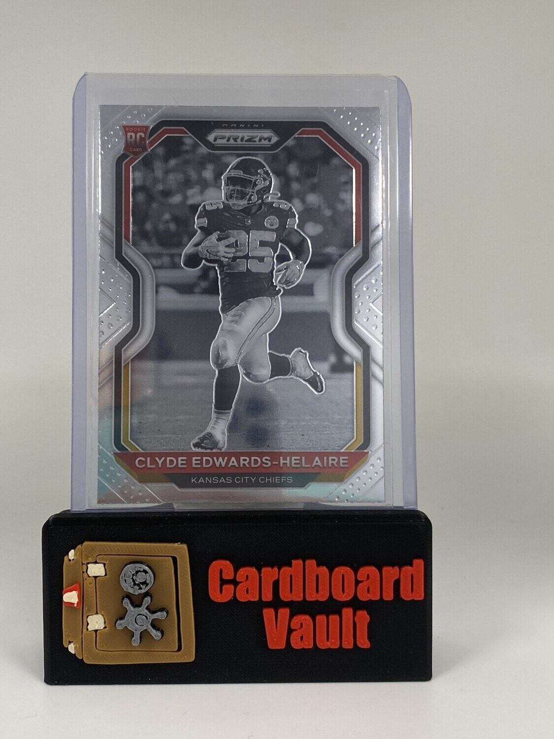 2020 Prizm Clyde Edwards-Helaire Black And White Prizm No. 328
