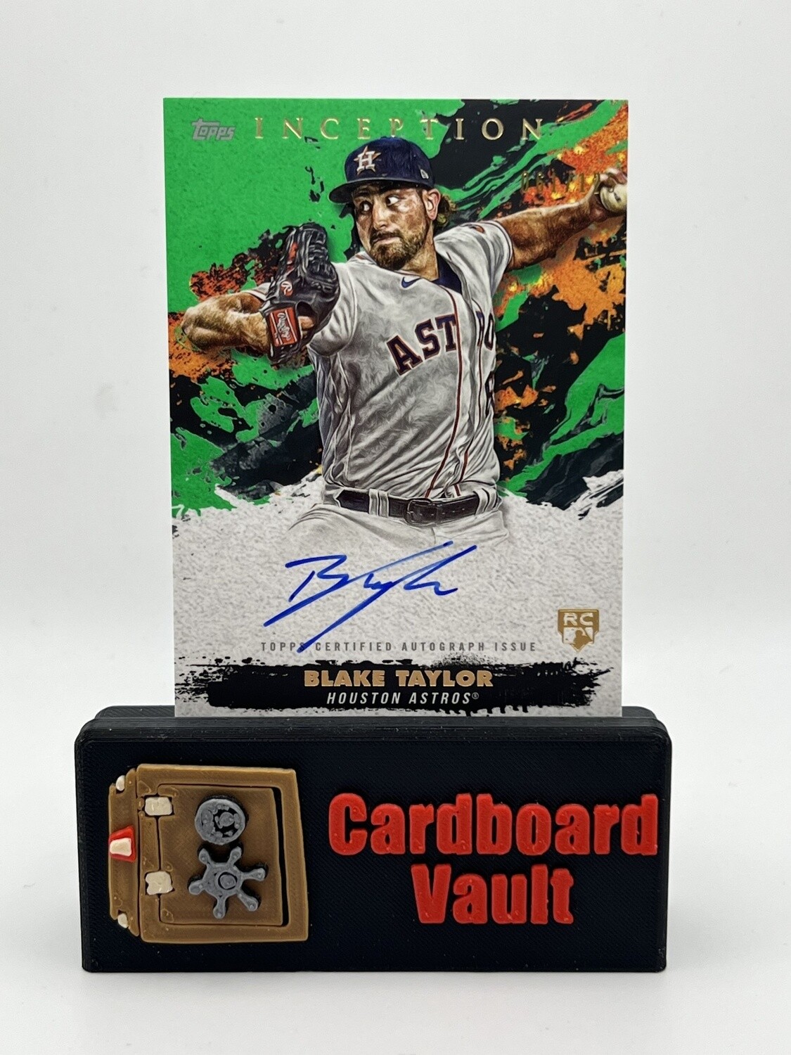 2021 Topps Inception Rookies &amp; Emerging Stars Autograph Blake Taylor #RESA-BT 61/125
