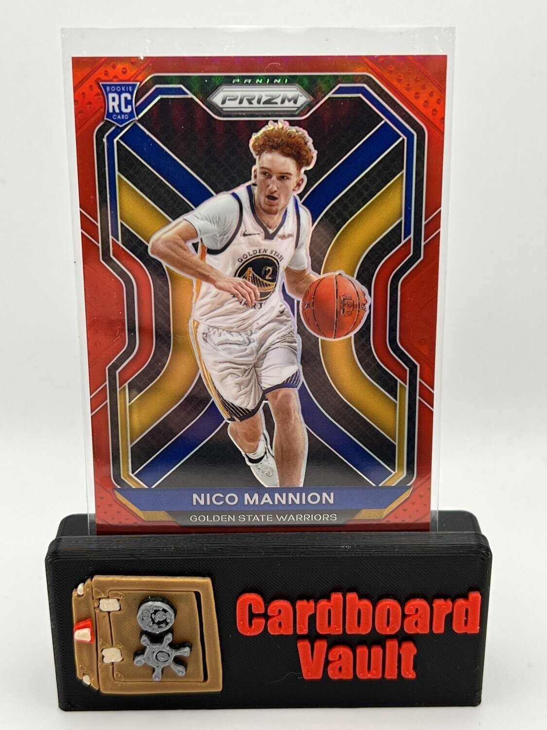 2020-21 Prizm Basketball Nico Mannion #293 Red Prizm 054/299