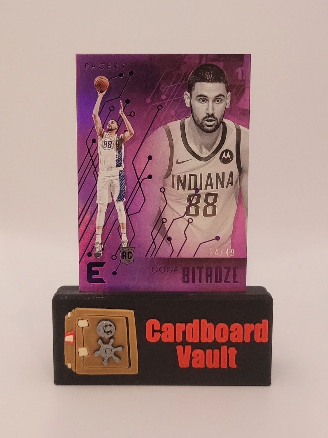 2019-20 Essentials Goga Bitadze #235 Purple 34/49