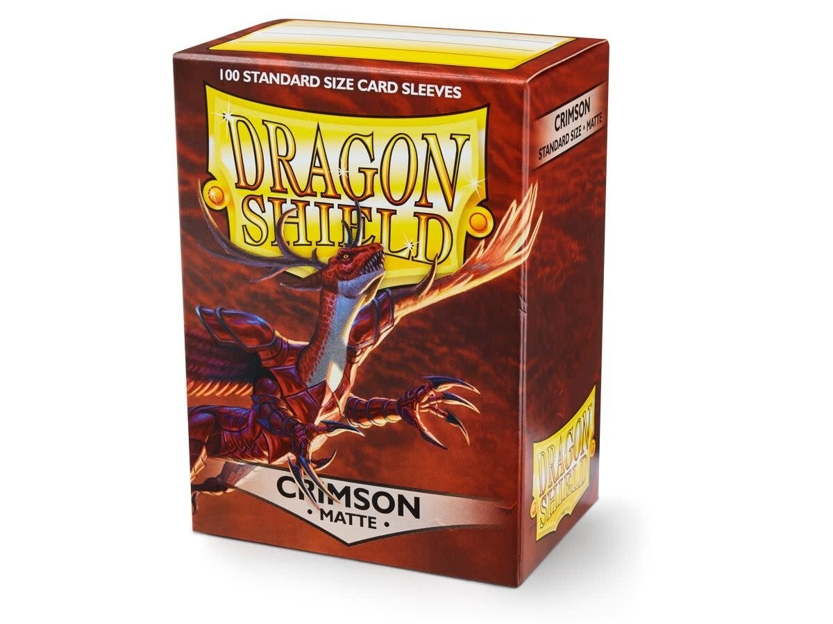 Dragon Shield 100 Card Sleeves Matte Crimson