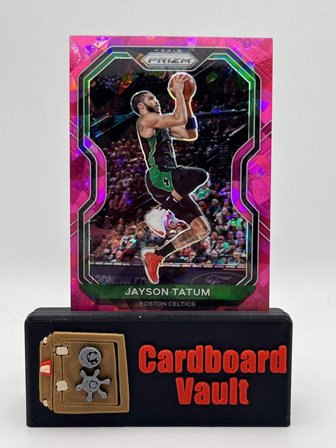 2020-21 Prizm Jayson Tatum Pink Cracked Ice No. 119