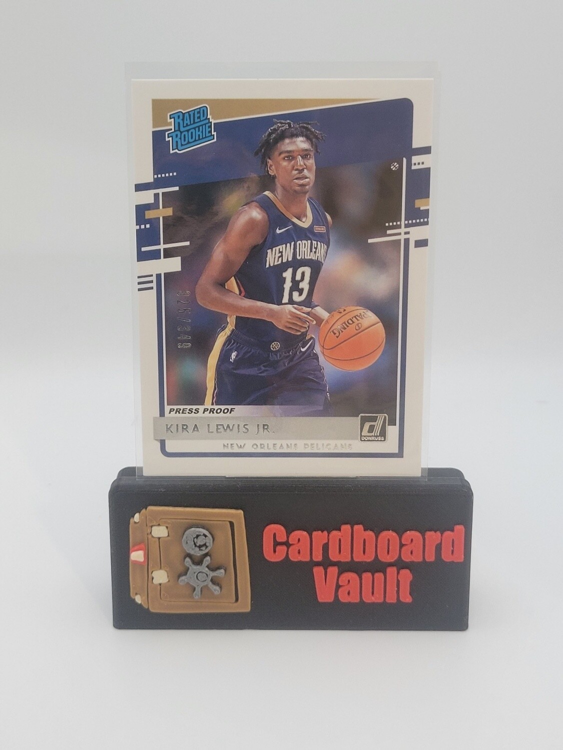 2020-21 Donruss Rated Rookie Kira Lewis Jr.#203 Press Proof 325/349