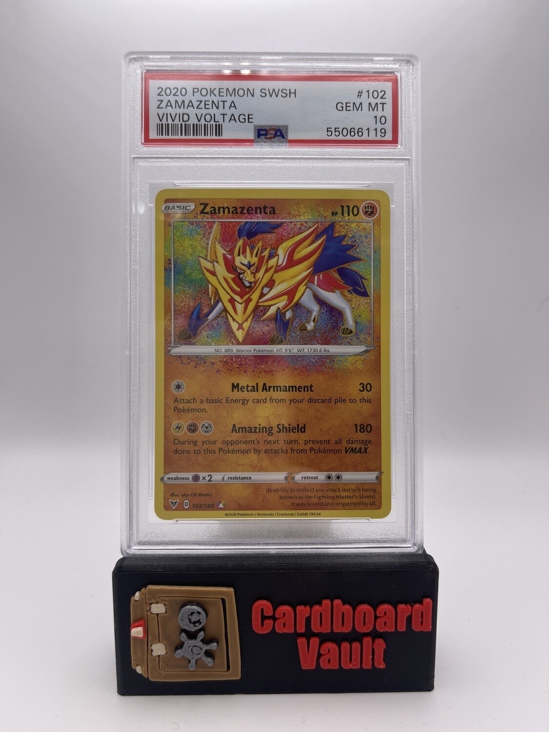 2020 Pokémon Zamazenta #102 PSA 10