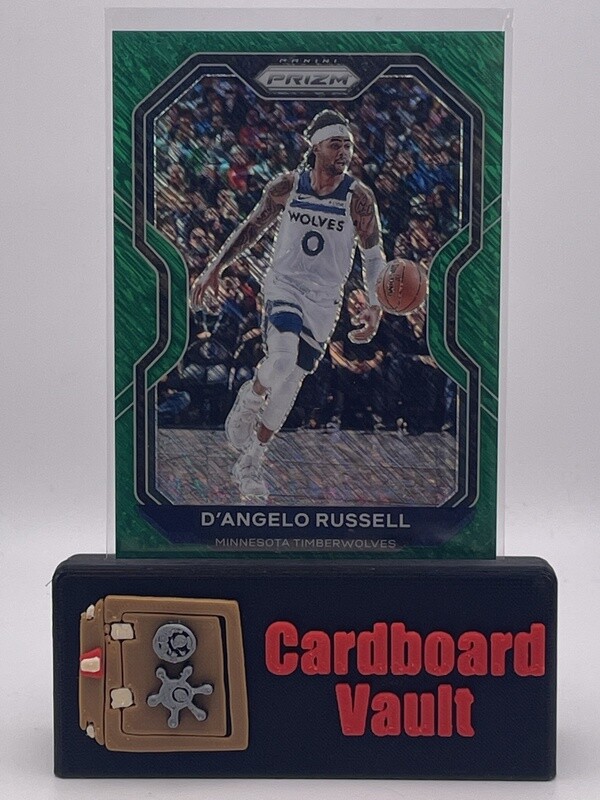 2020 Prizm NBA D&#39;Angelo Russell Green Shimmer