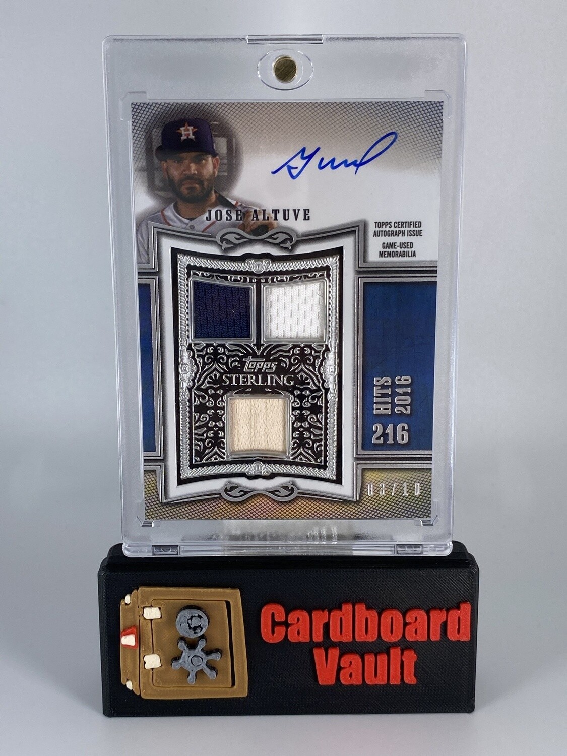 2020 Topps Jose Altuve 216 hits in 20/30 season