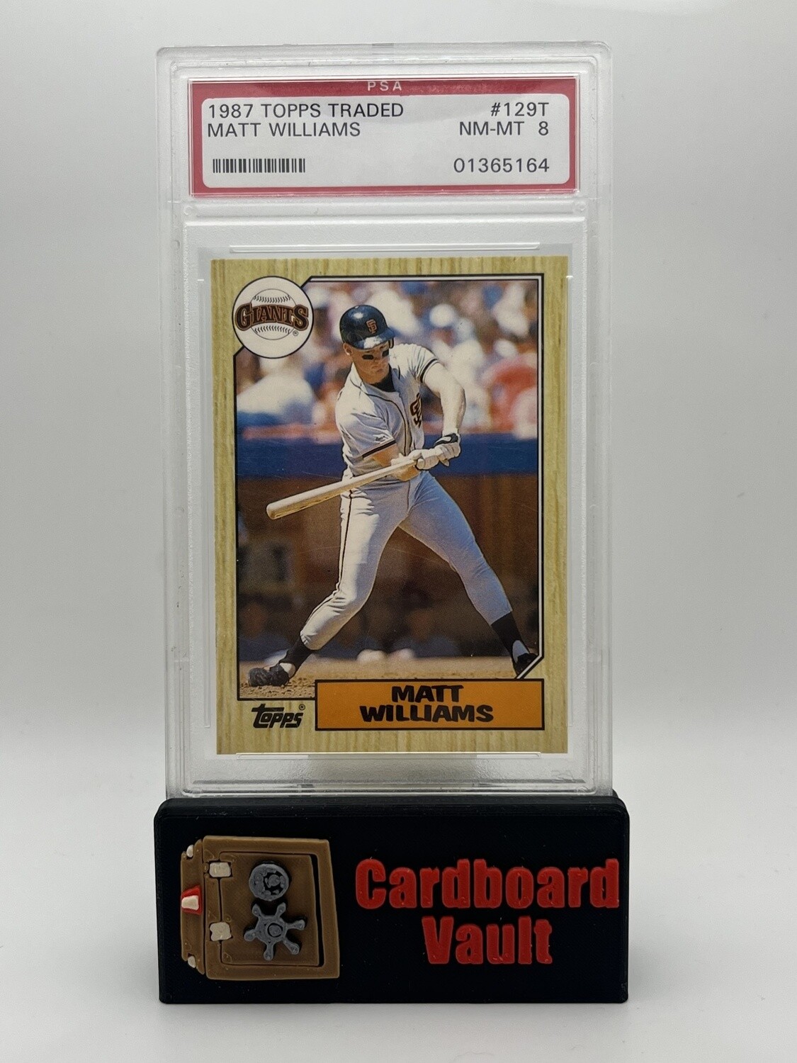 1987 Topps Traded Matt Williams  #129T PSA 8