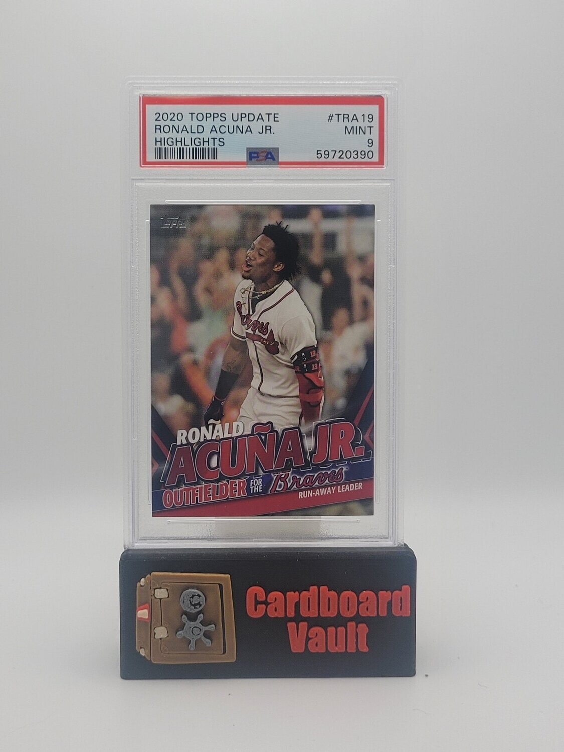 2020 Topps Update Highlights Ronald Acuna Jr. # TRA-19 PSA 9