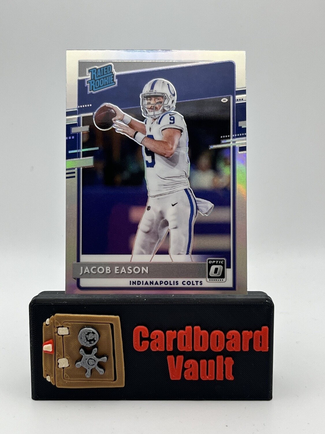 2020 Donruss Optic Rated Rookie Jacob Eason No. 162 Holo Prizm
