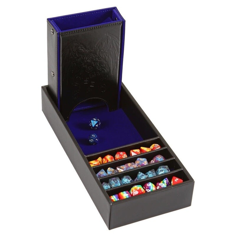 Forged Gaming Citadel Dice Tower and Dice Tray - Blue