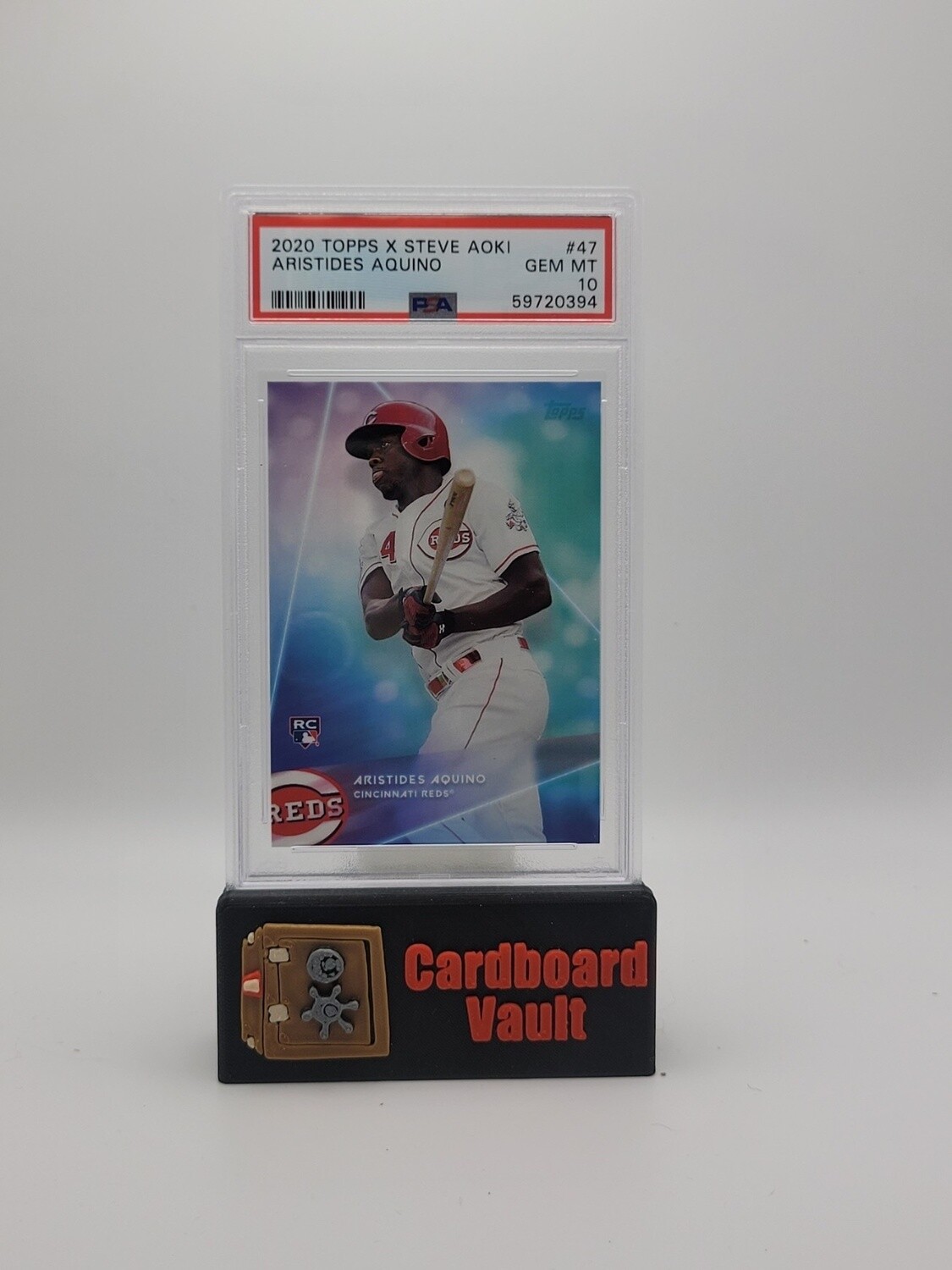 2020 Topps X Steve Aoki Aristides Aquino #47 PSA 10