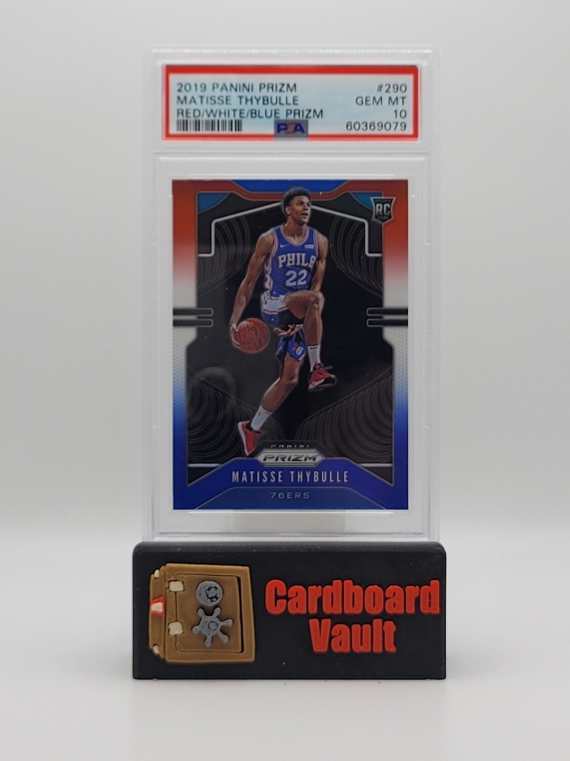 2019 Prizm Matisse Thybulle #290 Red White and Blue Prizm PSA 10 60369079