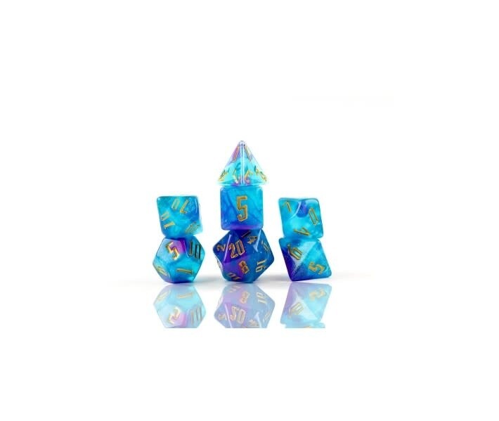 Sirius Dice Cerulean Nebula 7 Die Set