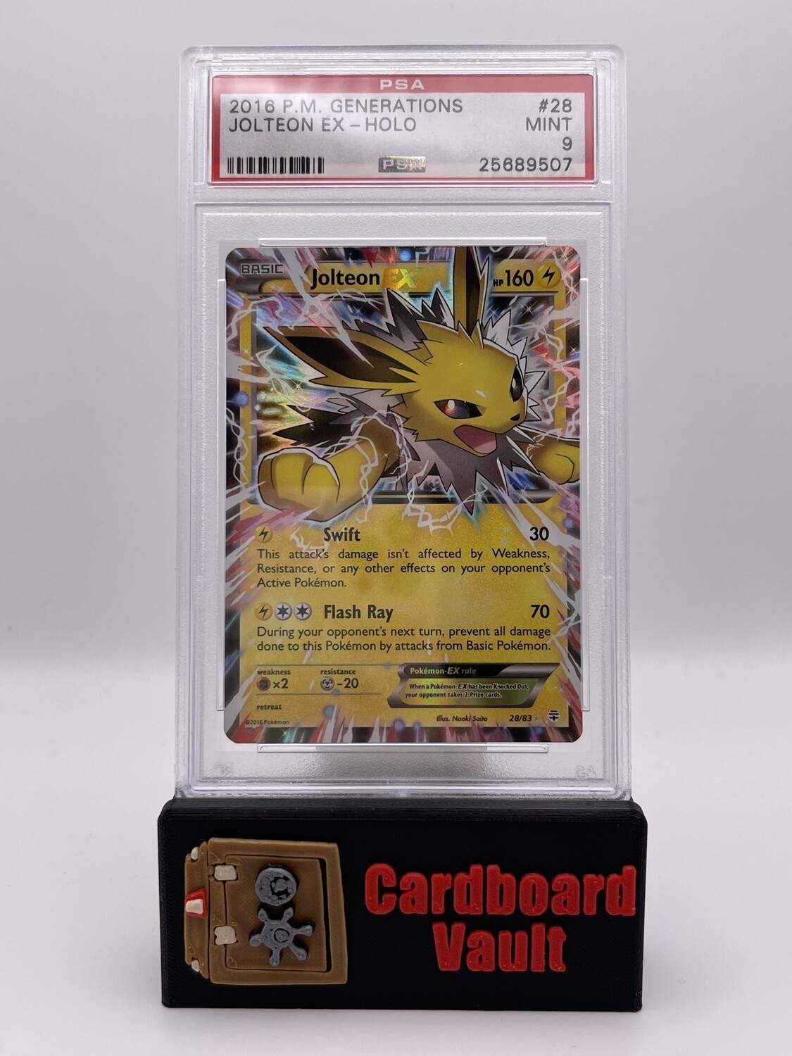 2016 Pokémon Generations Jolteon EX Holo PSA 9