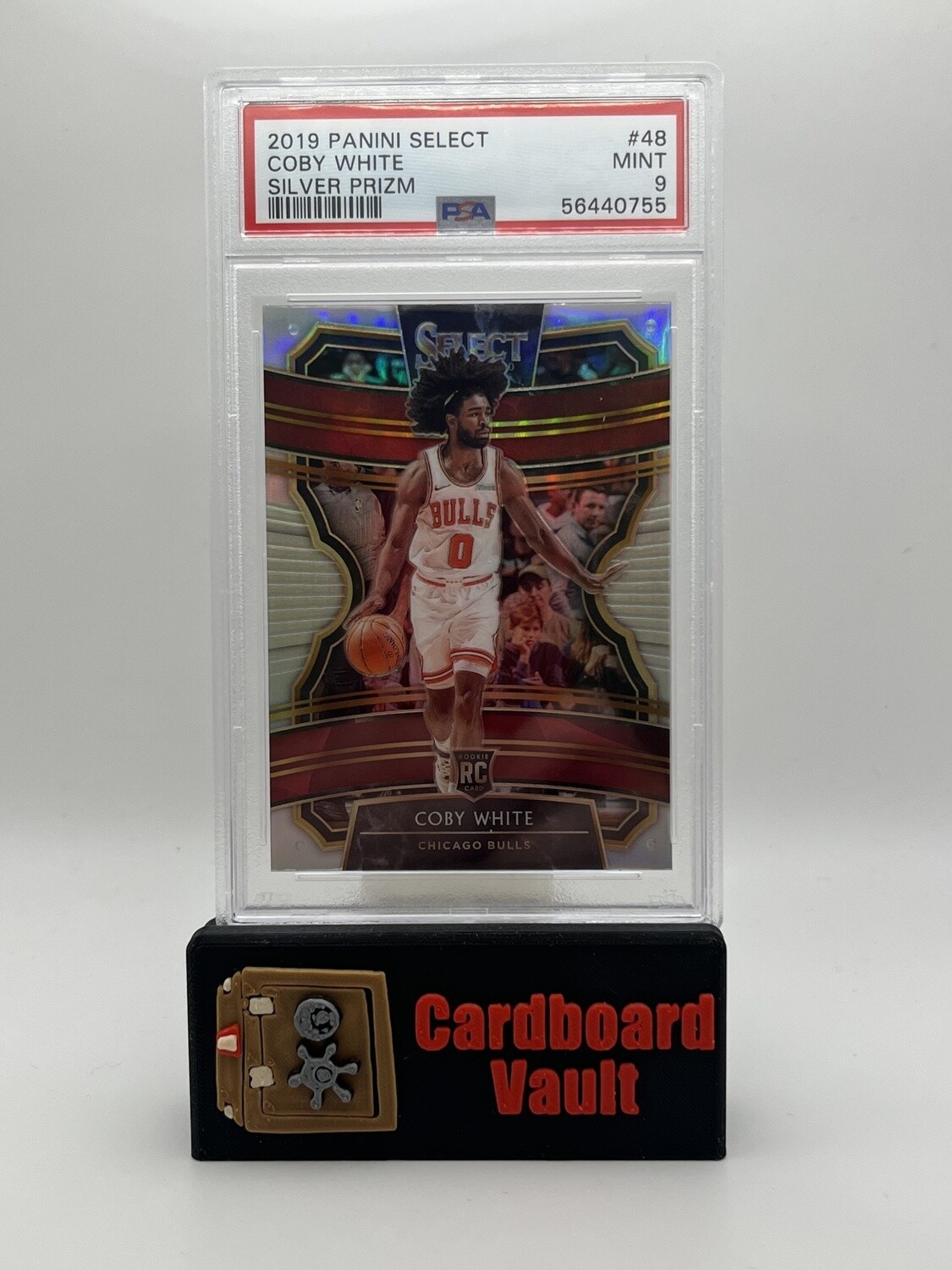 2019 Select Coby White Silver Prizm No. 48 PSA 9 56440755