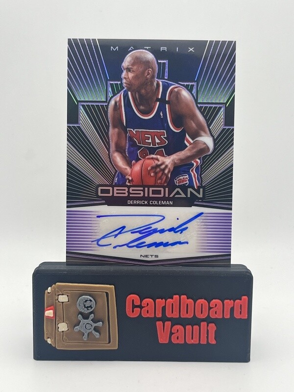 2019-20 Obsidian Matrix Autograph Derrick Coleman #MA-DCM Purple 55/75