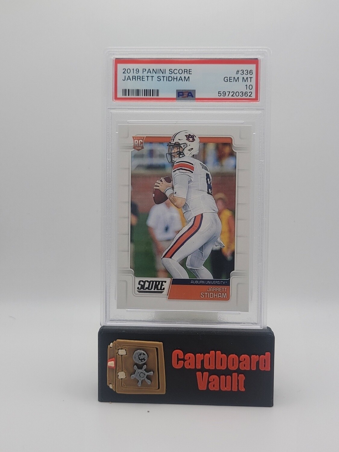 2019 Score Jarrett Stidham #336 PSA 10