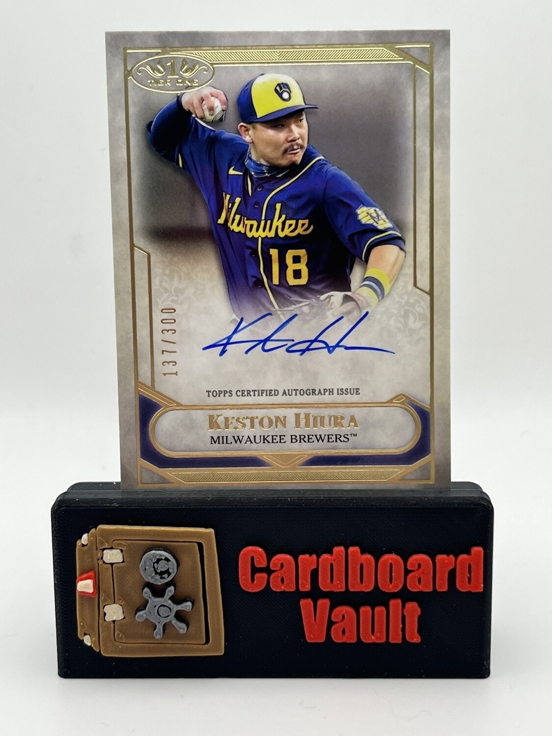 2021 Topps Certified Tier One Keston Hiura TITA-KH /300