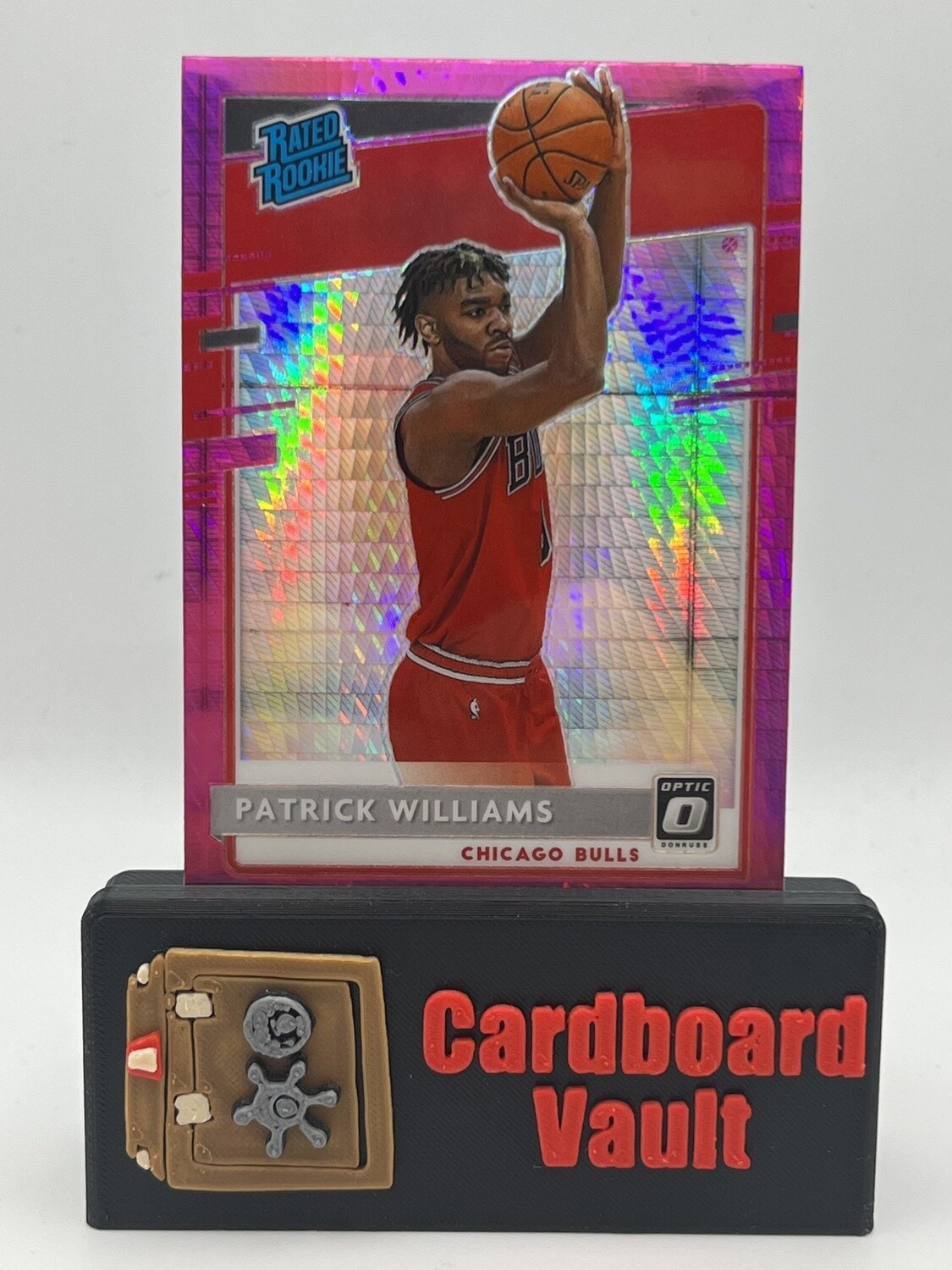 2020 Donruss Optic Rated Rookie Patrick Williams #154 Pink Hyper Prizm