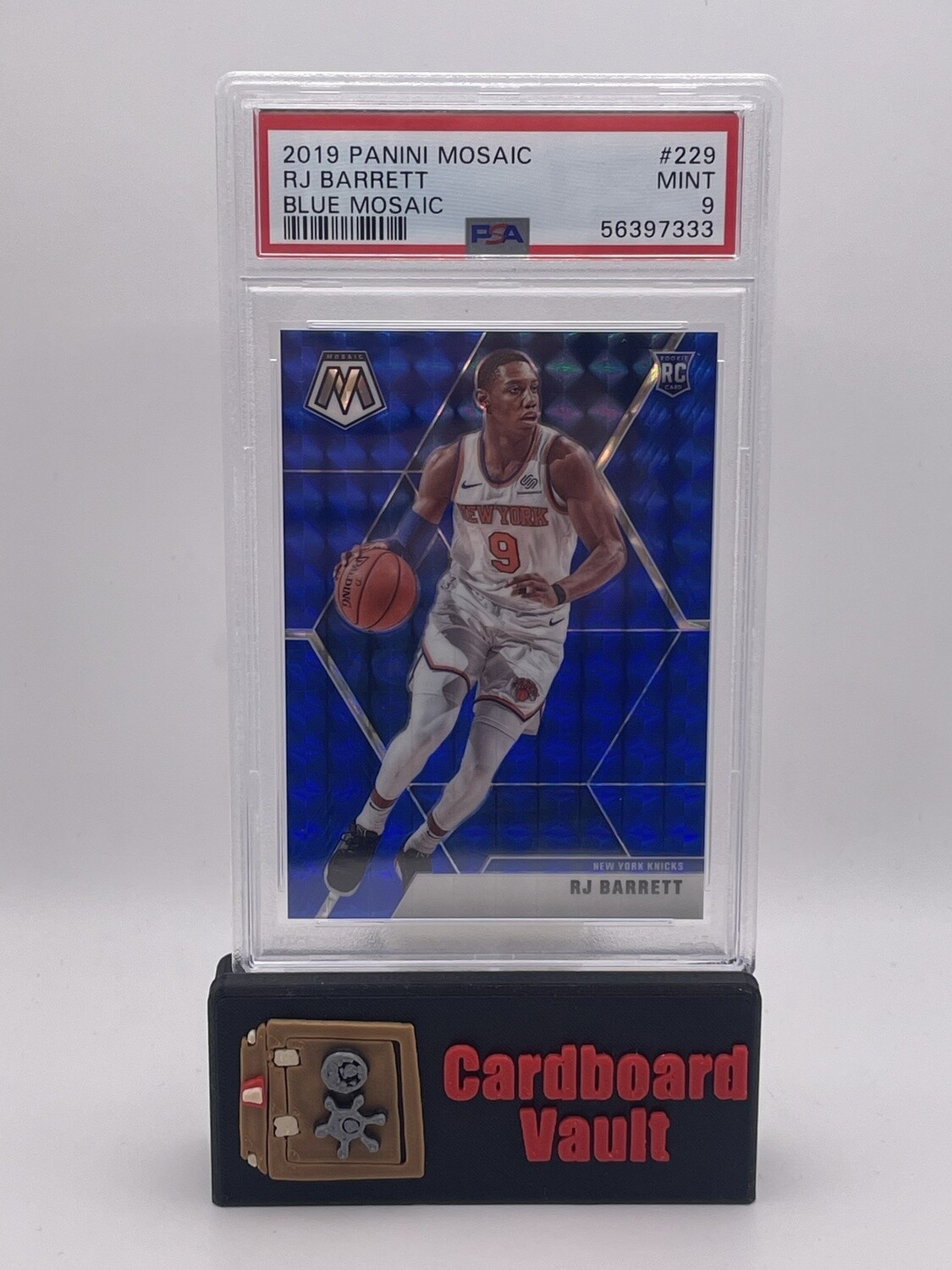 2019 Mosaic RJ Barrett #229 Blue Mosaic 36/99 PSA 9