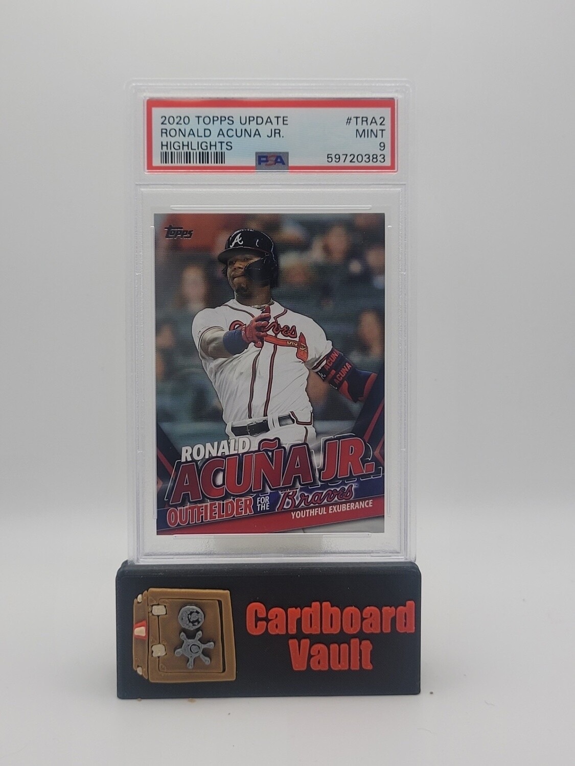 2020 Topps Update Highlights Ronald Acuna Jr. # TRA-2 PSA 9