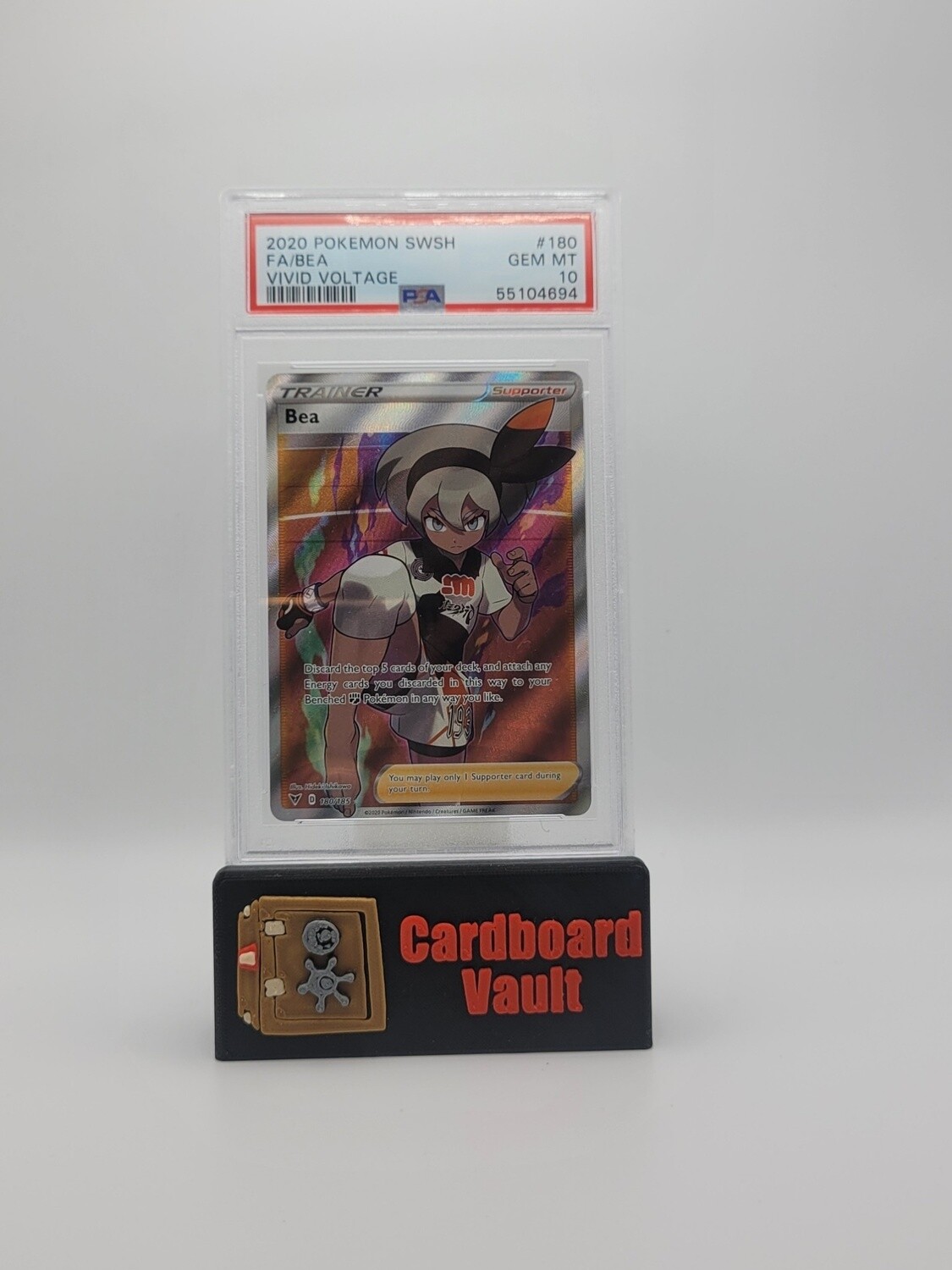 2020 Pokémon Bea Full Art #180 PSA 10