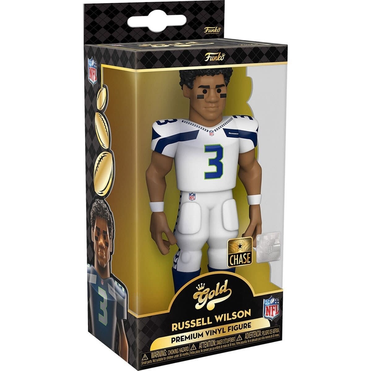 5&quot; Gold Russell Wilson Funko Pop Chase