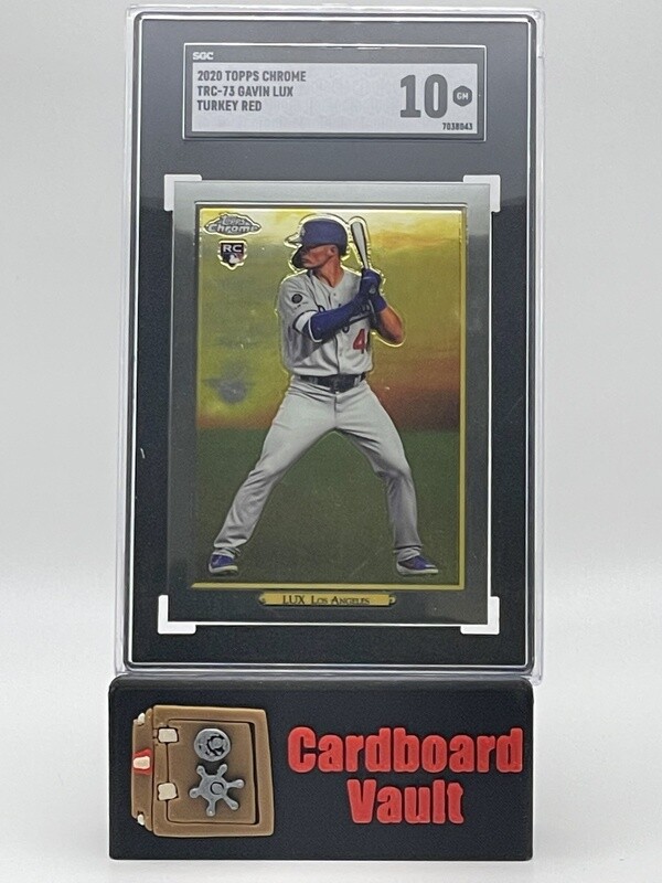 2020 Topps Chrome Gavin Lux Turkey Red SGC 10