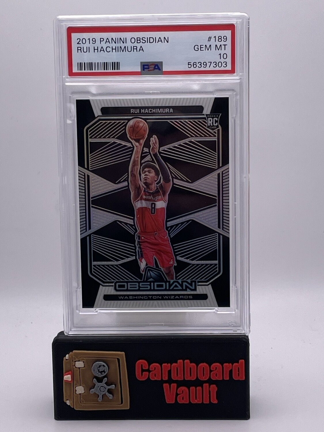 2019 Obsidian Rui Hachimura No. 189 PSA 10 56397303