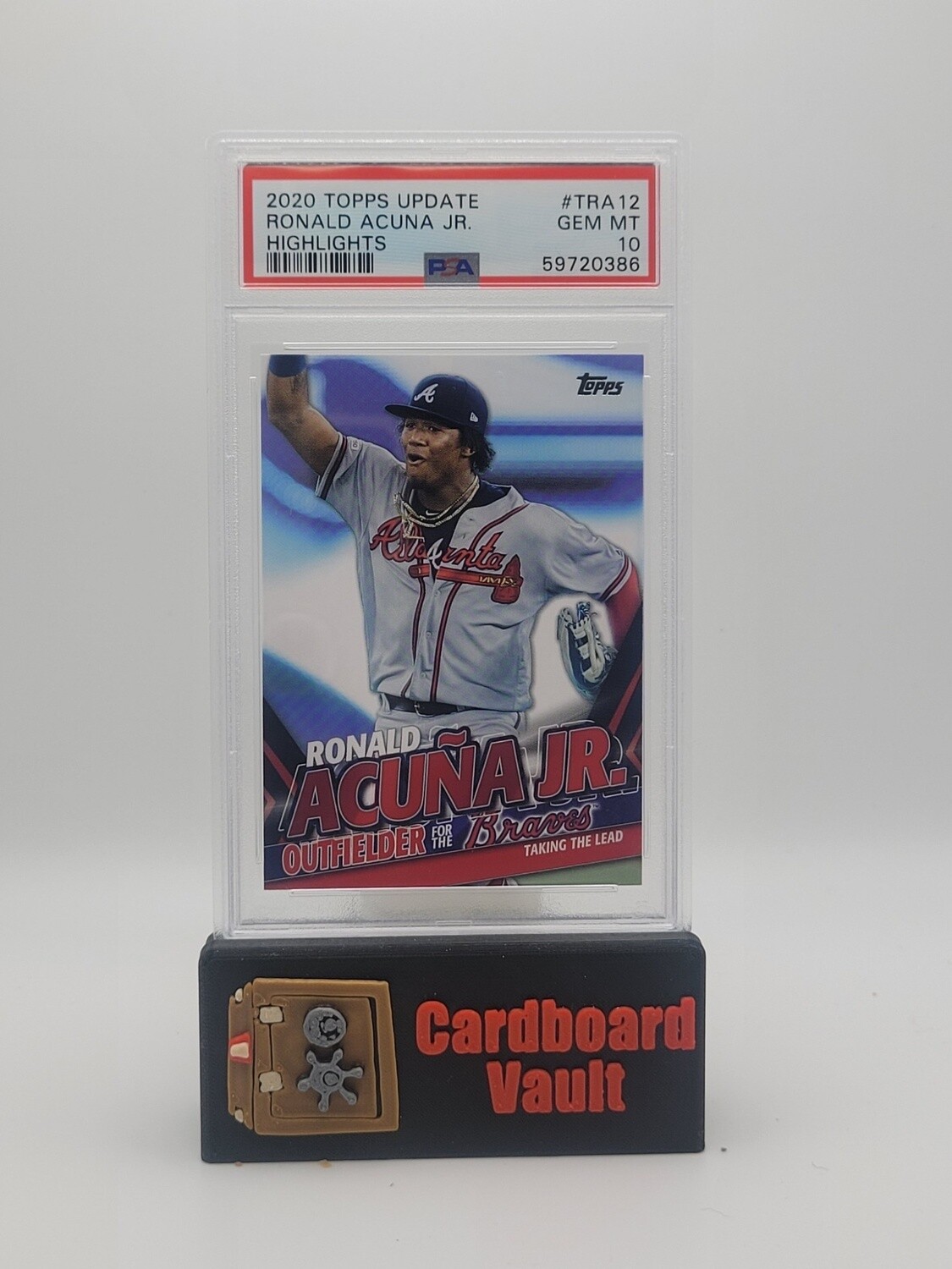 2020 Topps Update Highlights Ronald Acuna Jr. # TRA-12 PSA 10