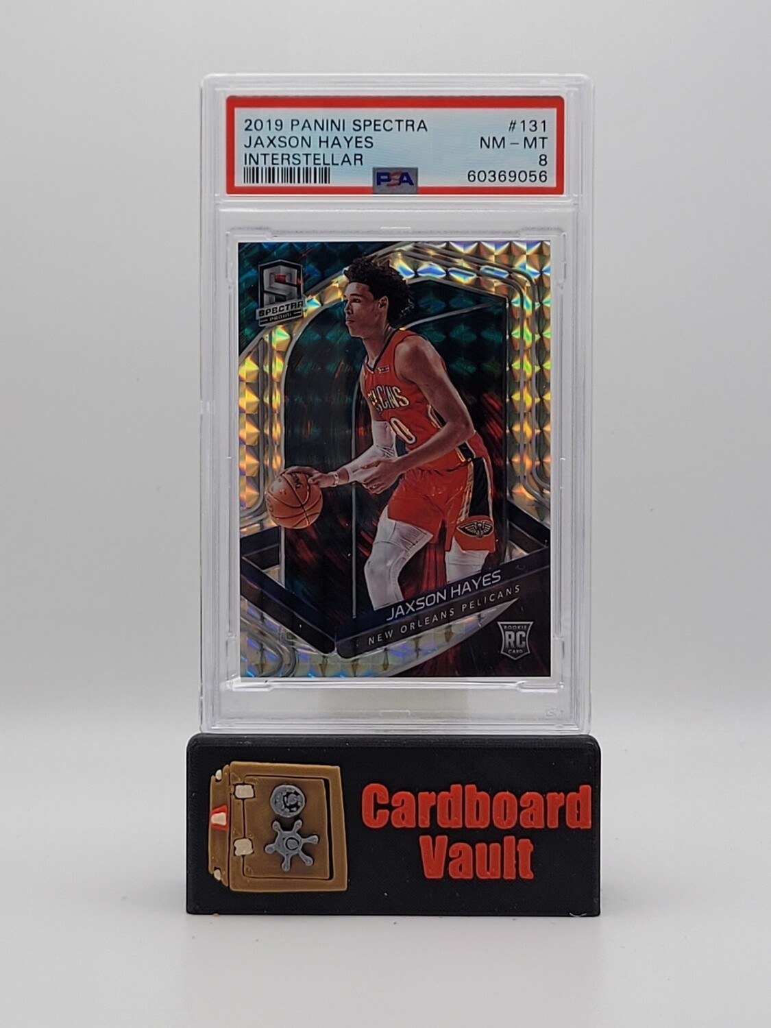 2019 Spectra Jaxson Hayes #131 Intersteller PSA 8