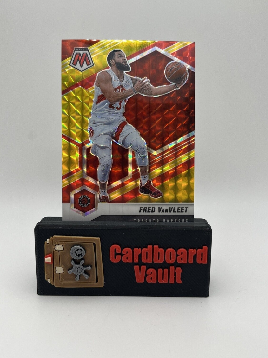 2020-21 Mosaic Fred VanVleet #57 Red Yellow Choice Prizm 78/88