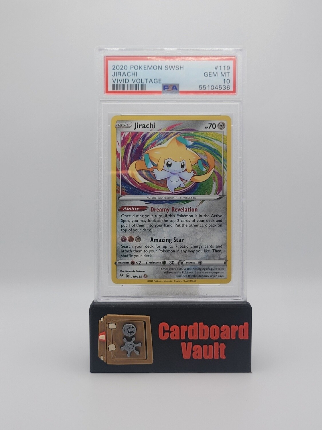 2020 Pokémon Jirachi #119 PSA 10