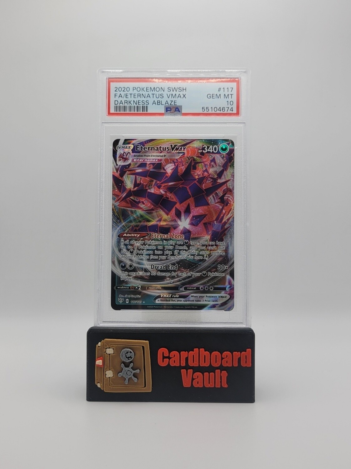 2020 Pokémon Eternatus Vmax Full Art #117 PSA 10