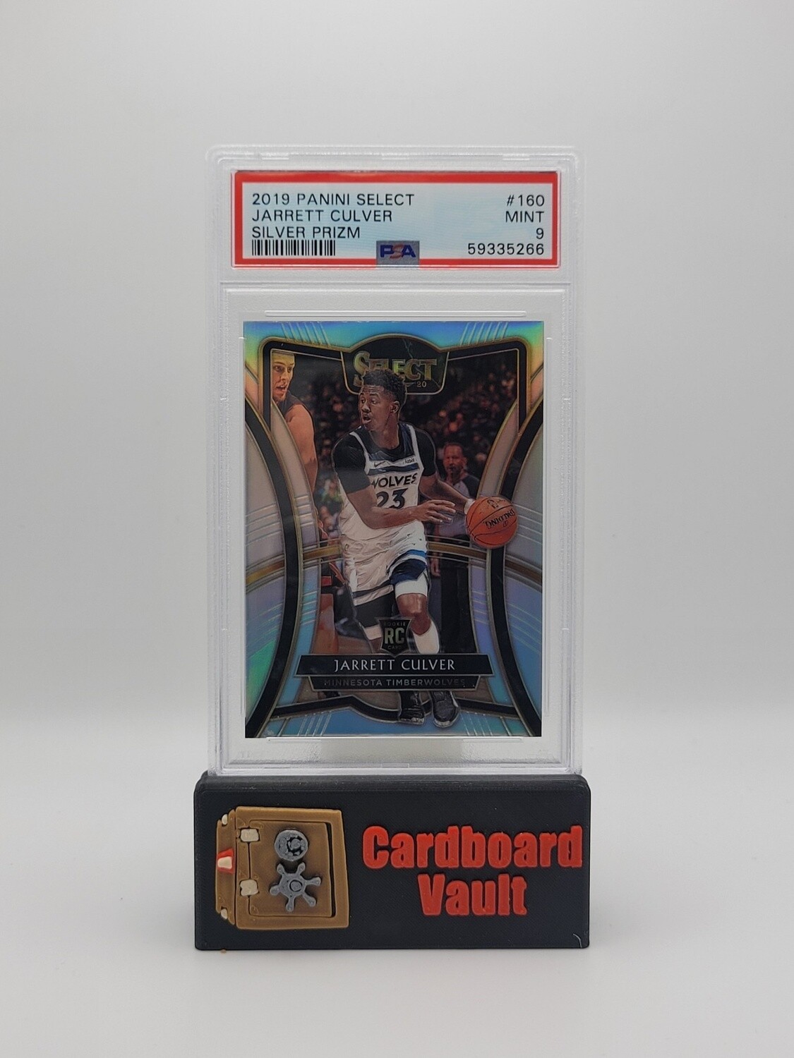 2019 Select Jarrett Culver #160 Silver Prizm PSA 9