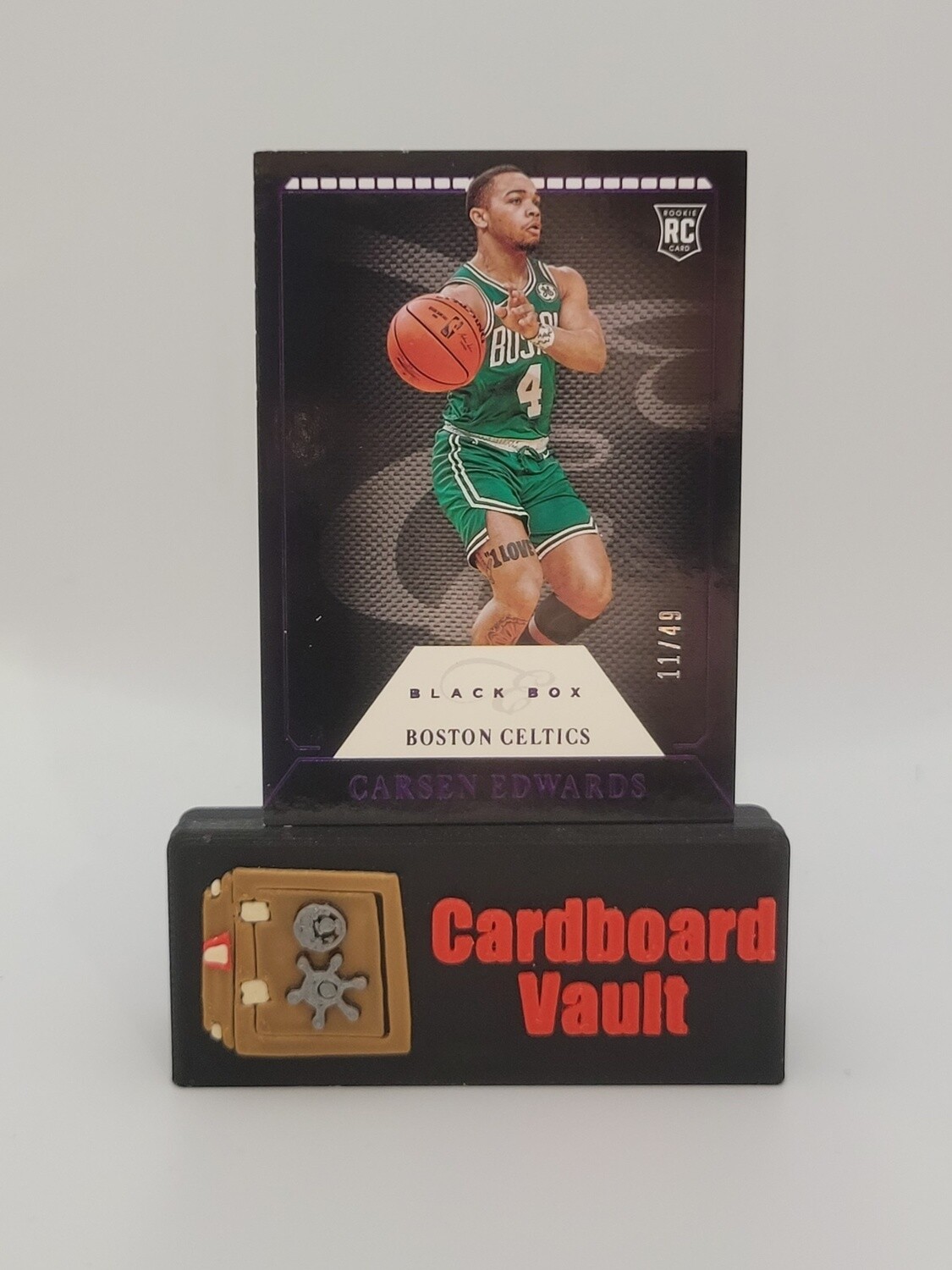 2019-20 Chronicles Elite Black Box Carsen Edwards #304 Purple 11/49