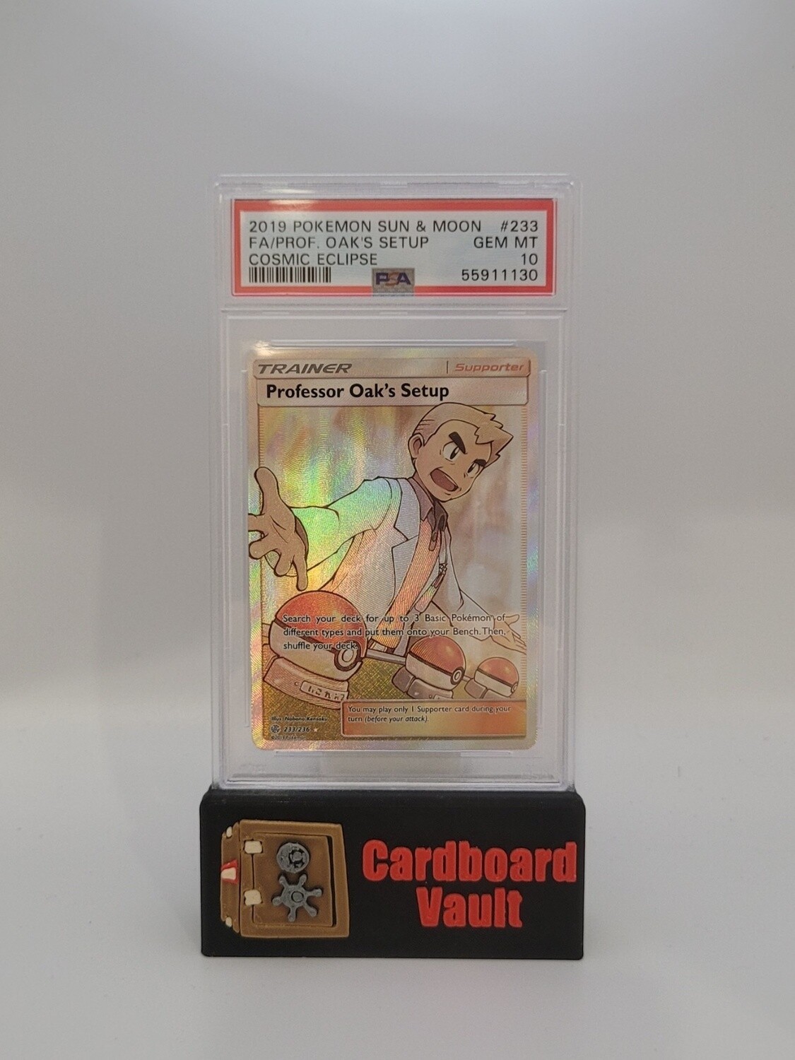 2019 Pokémon Professor Oak&#39;s Setup No. 233 PSA 10 55911130