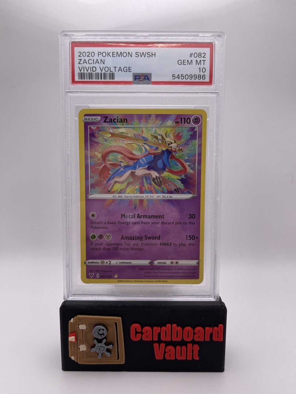 2020 Pokémon Zacian #082 PSA 10