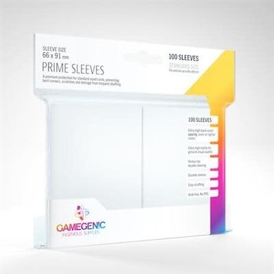 Gamegenic PRIME Sleeves White