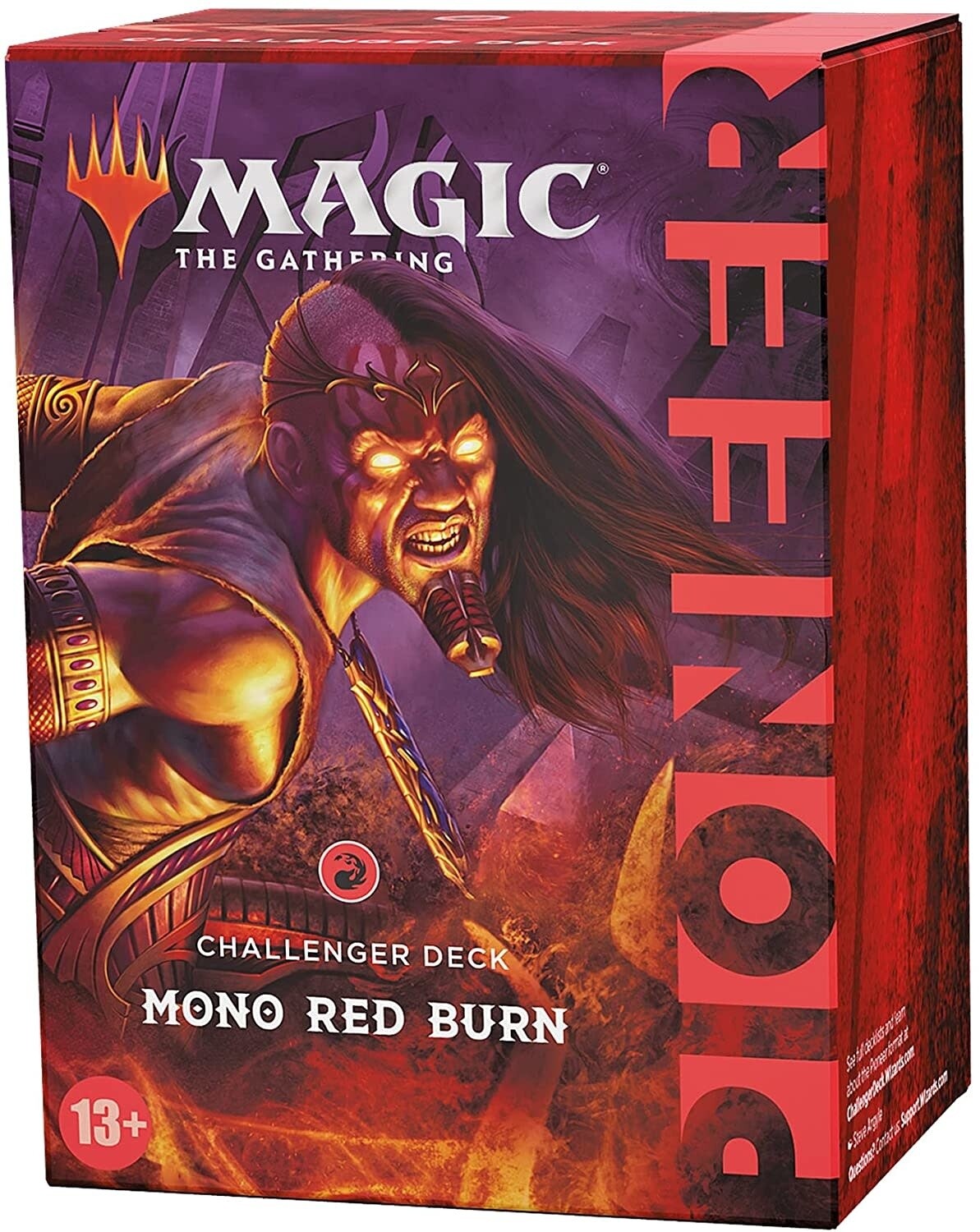 Magic the Gathering 2021 Pioneer Challenger Deck Mono Red Burn Red